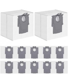 Tolmuimeja tarvikud ROBOROCK Ühekordsed tolmukotid 12-tükine valge komplekt H5 8.04.0032