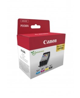 Canon 2103C007 tindikassett 4 tk Originaal Must, Tsüaan, Magenta, Kollane