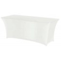 Rectangular tablecloth, no ironing needed, jersey fabric, white - Hendi 814369 Rectangular tablecloth, no ironing needed, jersey fabric, white - Hendi 814369