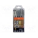 Drill bit set 5 pcs flat wood bits 16, 18, 20, 22, 24/152mm, 1/4" Alpen [0023700015100]