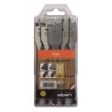 Drill bit set 5 pcs flat wood bits 16, 18, 20, 22, 24/152mm, 1/4" Alpen [0023700015100]