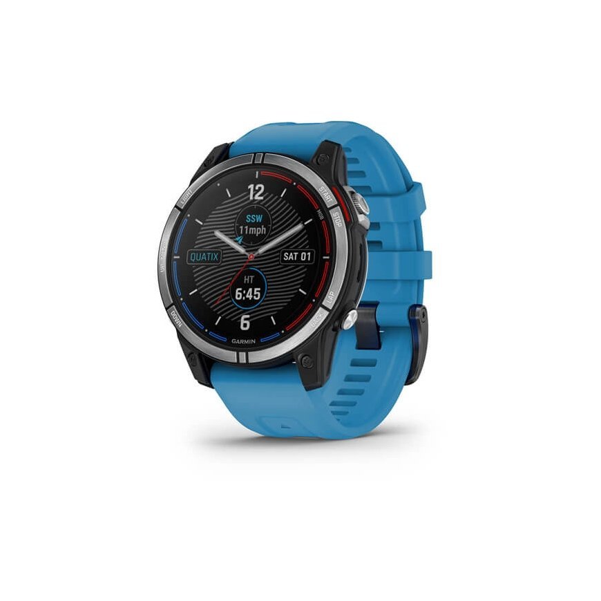 Garmin quatix 7 3,3 cm (1.3") MIP 47 mm Digitāls 260 x 260 pikseļi Skārienjūtīgais ekrāns Zils Wi-Fi
