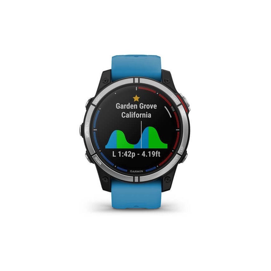 Garmin quatix 7 3,3 cm (1.3") MIP 47 mm Digitāls 260 x 260 pikseļi Skārienjūtīgais ekrāns Zils Wi-Fi – 2