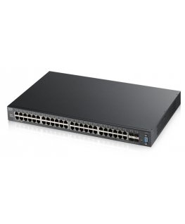 Zyxel XGS2210-52 Valdomas L2 Gigabit Ethernet (10/100/1000) 1U Juoda