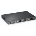 Zyxel XGS2210-52 Managed L2 Gigabit Ethernet (10/100/1000) 1U Black Zyxel XGS2210-52 Managed L2 Gigabit Ethernet (10/100/1000) 1U Black