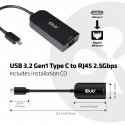 CLUB3D CAC-1520 kaabli soomuutja USB C Ethernet Must CLUB3D CAC-1520 kaabli soomuutja USB C Ethernet Must