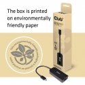 CLUB3D CAC-1520 гендерный адаптер USB C Ethernet Черный CLUB3D CAC-1520 гендерный адаптер USB C Ethernet Черный