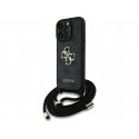Guess GUHCP16XSMBSLK iPhone 16 Pro Max 6.9" Black Hardcase Silicone Script Metal Logo & Frame