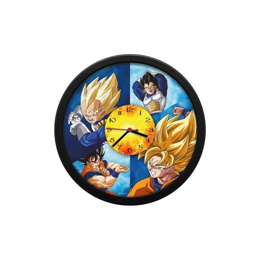 KIDS Lapsikello seinäajastimella, suuri, 25 cm, lapsille / Dragon Ball / DB00001