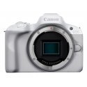 Canon EOS R50, White + RF-S 18-45mm F4.5-6.3 IS STM Kit MILC 24,2 MP CMOS 6000 x 4000 pikseļi Balts