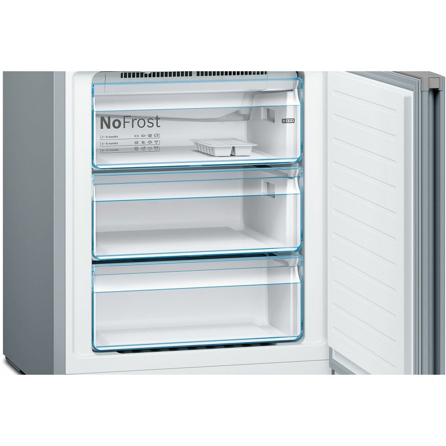 Bosch Serie 4 KGN49XLEA fridge-freezer Freestanding 438 L E Stainless steel – 3