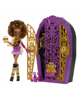 Monster High Skulltimate Secrets Hauntlywood Mysteries Doll, Clawdeen Wolf with 19+ Surprises