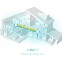 TP-Link Deco X50 (2-pack) Kaks sagedusala (2,4 GHz / 5 GHz) Wi-Fi 6 (802.11ax) Valge 3 Sisemodem