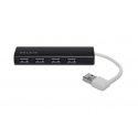Belkin F4U042BT jaotur 480 Mbit/s Must