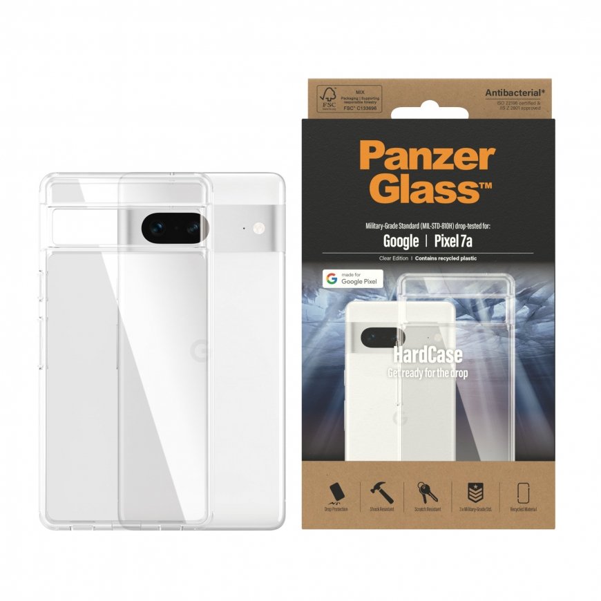 PanzerGlass ® HardCase Transparent Google Pixel 7a mobiiltelefoni ümbris Kate Läbipaistev – 2