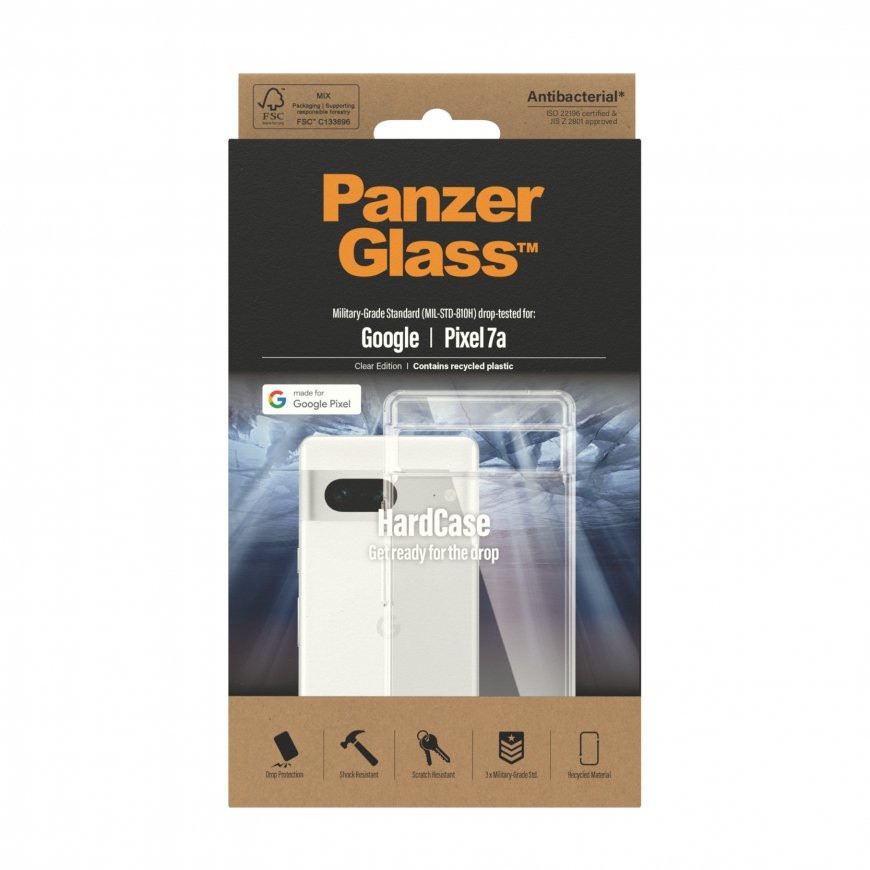PanzerGlass ® HardCase Transparent Google Pixel 7a mobiiltelefoni ümbris Kate Läbipaistev – 3