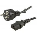 Deltaco DEL-109M-50 toitekaabel Must 0,5 m CEE7/7 IEC C13 Deltaco DEL-109M-50 toitekaabel Must 0,5 m CEE7/7 IEC C13