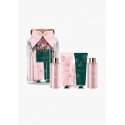 The Luxury Bathing Gift Set in a Glass Jar Rose & Peony 5 Pcs The Luxury Bathing Gift Set in a Glass Jar Rose & Peony 5 Pcs