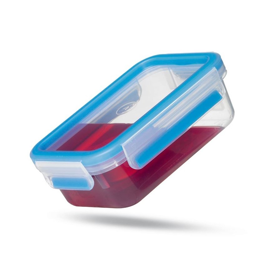 EMSA 508558 food storage container Rectangular Box 1 L Blue, Transparent 3 pc(s) – 3