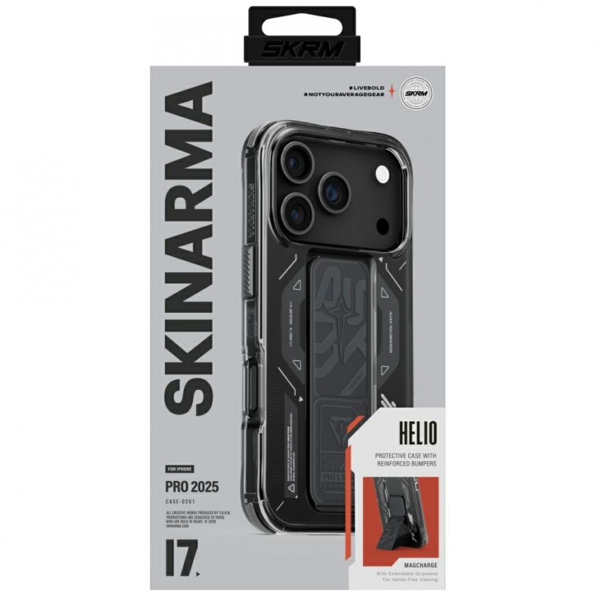 Skinarma Helio Case for iPhone 17 Pro Magnetic Charging + Grip S – 2