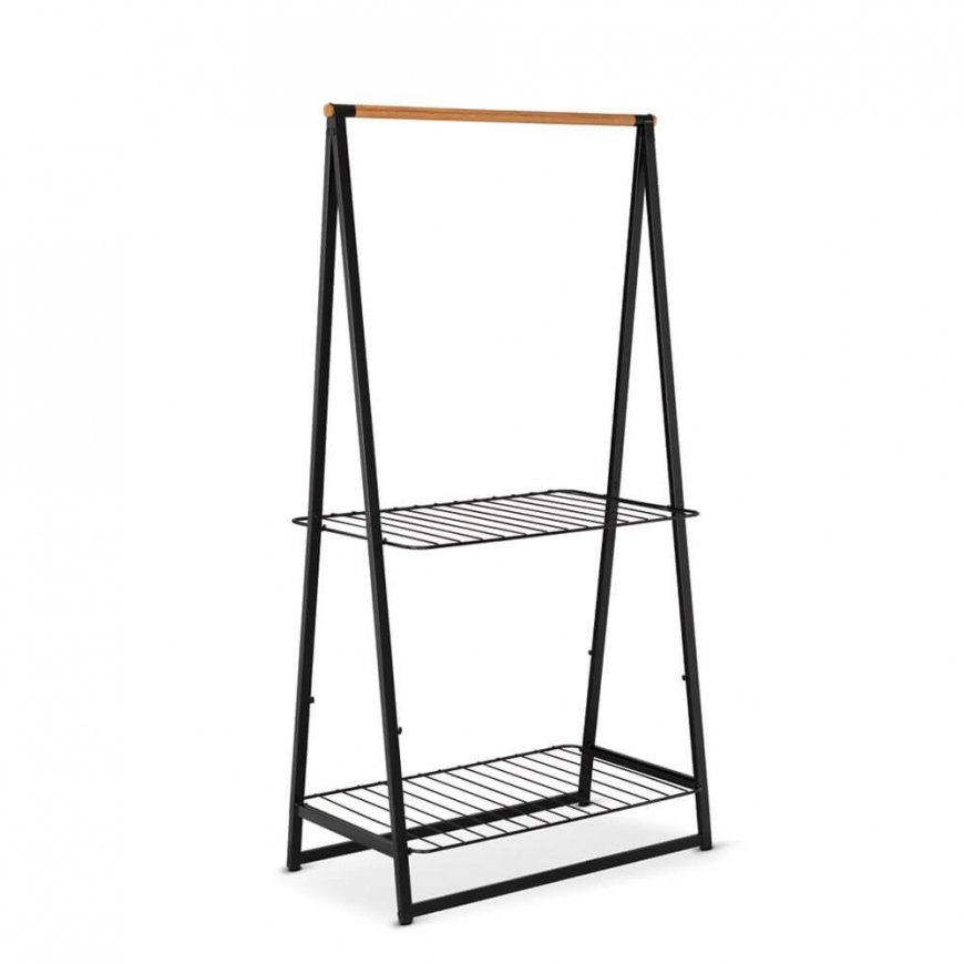 Brabantia 118241 laundry drying rack/line Floor-standing rack Black – 5