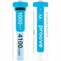 Proove AA Batteries 4100mWh 2pcs white color Proove AA Batteries 4100mWh 2pcs white color