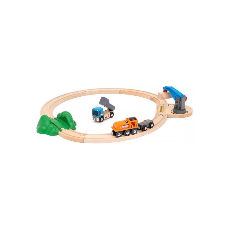 BRIO World Train Set Starter Lift & Load Set – 2
