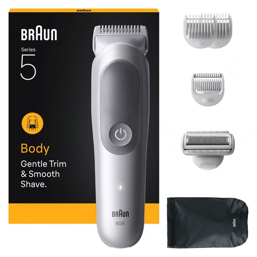 Braun Series 5 BG5550 skuveklis ķermenim Pelēks – 3