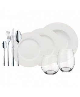 Villeroy & Boch Wonderful World White 4 Friends 36 tableware set 36 pc(s) Porcelain