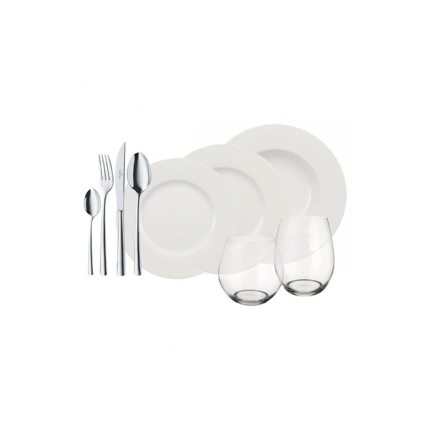 Villeroy & Boch Wonderful World White 4 Friends 36 tableware set 36 pc(s) Porcelain