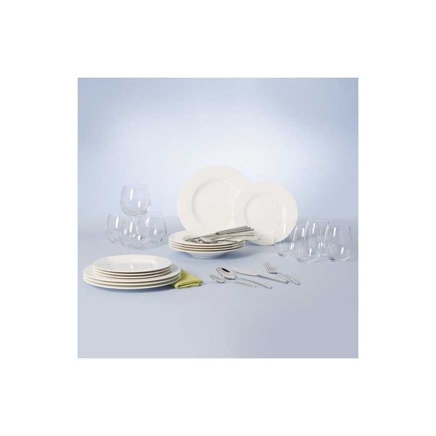 Villeroy & Boch Wonderful World White 4 Friends 36 banketa galda komplekts 36 pcs Porcelāns Balts – 3