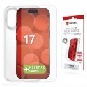 Displex Screen Protector + Case for Apple iPhone 17, Eco Mounting Frame, scratch resistant Displex Screen Protector + Case for Apple iPhone 17, Eco Mounting Frame, scratch resistant