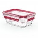 Tefal MasterSeal N10405 Прямоугольный Коробочная версия 0,45 L Прозрачный, Красный 1 шт