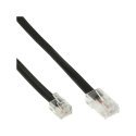 InLine 18863 telefono kabelis 3 m Juoda InLine 18863 telefono kabelis 3 m Juoda