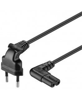 Goobay CEE 7/16 / IEC 60320 C7, 3 m Black CEE7/16 C7 coupler