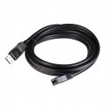 CLUB3D DisplayPort 1.4 Extension Cable 8K60Hz DSC 1.2 HBR3 HDR Bidirectional M/F 3m/9.84ft
