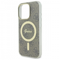 Guess GUHMP16XH4STW iPhone 16 Pro Max 6.9" brown hardcase IML 4G Guess GUHMP16XH4STW iPhone 16 Pro Max 6.9" brown hardcase IML 4G