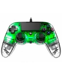 NACON PS4OFCPADCLGREEN игровой контроллер Зеленый, Прозрачный USB Геймпад Аналоговый/цифровой ПК, Pl