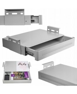 Under-desk drawer Spacetronik SPB173G gray