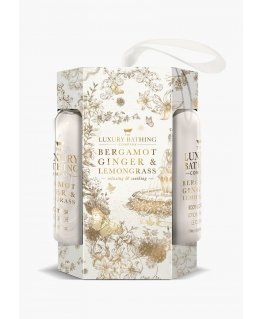 Набор мини-подарков для ухода за телом Luxury Bathing с бергамотом, имбирем и lemongrass, 5 шт.
