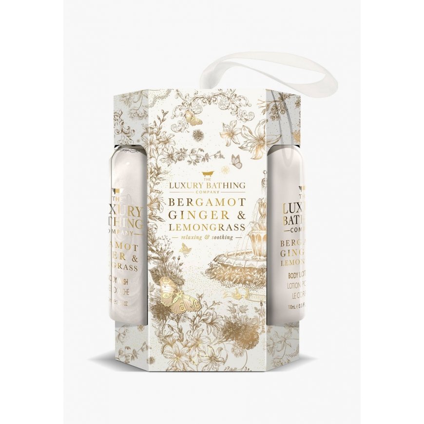 The Luxury Bathing Bergamot, Ginger & Lemongrass Mini Body Care Gift Set 5 pcs