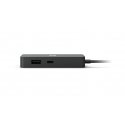 Microsoft Surface USB-C Travel Hub Juhtmega ühendatud USB 3.2 Gen 2 (3.1 Gen 2) Type-C Must