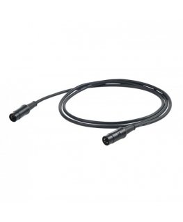 Proel CHL400LU3 audio kabelis 3 m XLR (5-pin) Melns