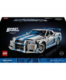 LEGO® Technic 42210 2 Ātri un dusmīgi automobiļi Nissan Skyline GT-R (R34)