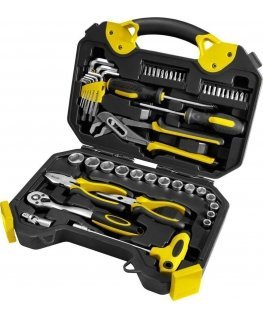 Toya Sa Poland Socket and Tool Set – Professional, AS-Drive – 1/4" and 1/2", 41 pcs (YT-38742)