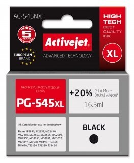 Activejet AC-545NX tindikassett 1 tk Kokkusobiv High (XL) Yield Must