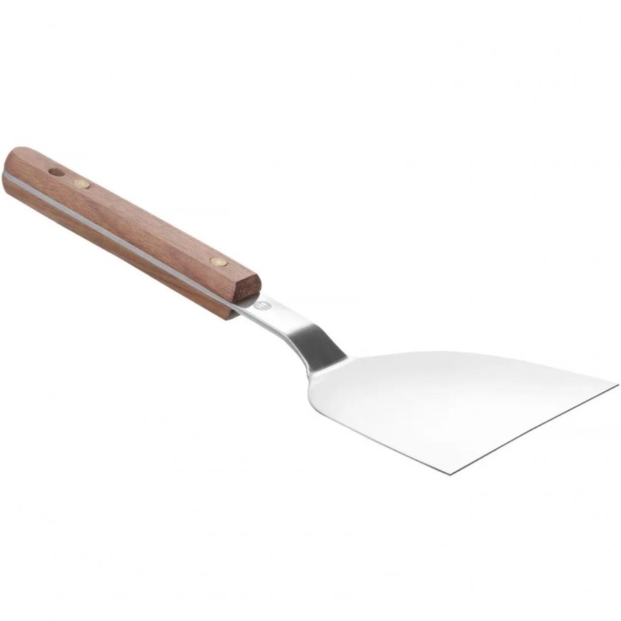 Hendi Teppanyaki plaat munaburgerite jaoks puidust käepidemega 240 x 105 mm
