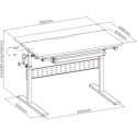 Spacetronik Adjustable Kids Desk XD SPE-X102WL 90x60 cm