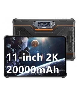 Oukitel RT8 4G Mediatek LTE-TDD & LTE-FDD 256 GB 27,9 cm (11") 6 GB Wi-Fi 5 (802.11ac) Android 13 Juoda, Oranžinė