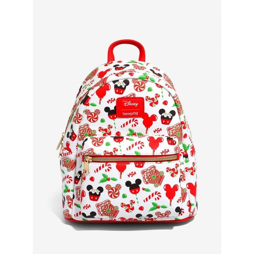 Loungefly Disney Mickey & Minnie Holiday bag backpack